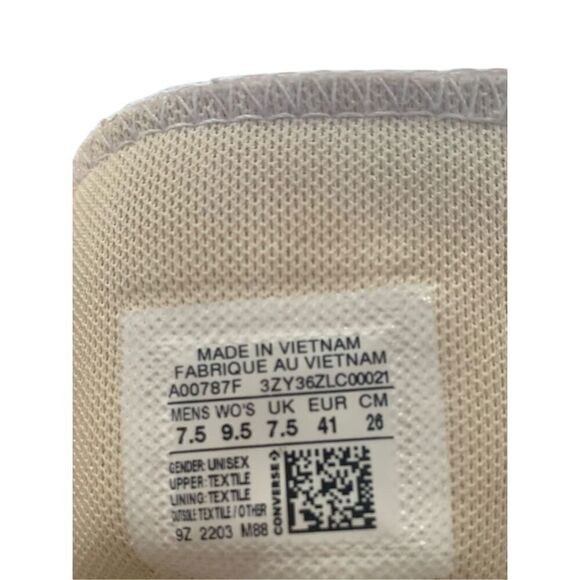 Converse All Star Hi Men’s Canvas Casual Sneaker Size Men’s 7.5, Women 9.5, EU 4 - Picture 7 of 7